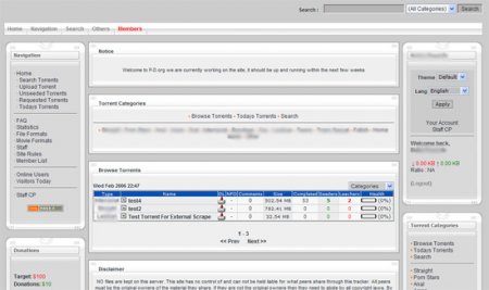 Движок торрент - трекера TorrentTrader v2.05